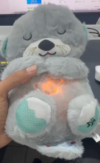 Breathing Musical Teddy Plush Toy