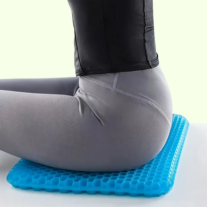 Double-Thick Honeycomb Gel Seat Cushion (Large Size): For Car, Home & Office
