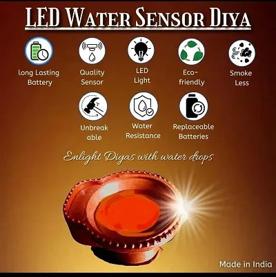 LED Light Water Sensor Magic Diyas 🎇✨