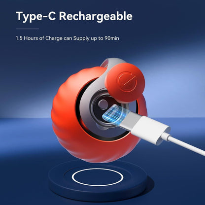 Interactive Rechargeable Rolling Ball Toy with Tail For Cats & Dogs