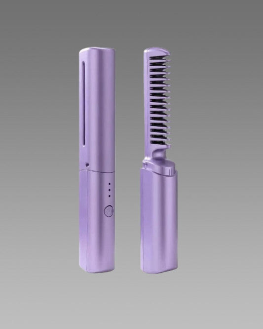 Portable Rechargeable Cordless Hair Straightener - Hot Comb
