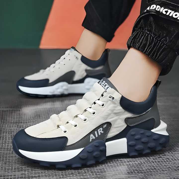 Men's Casual Shoes Thick Base Sneakers(white)