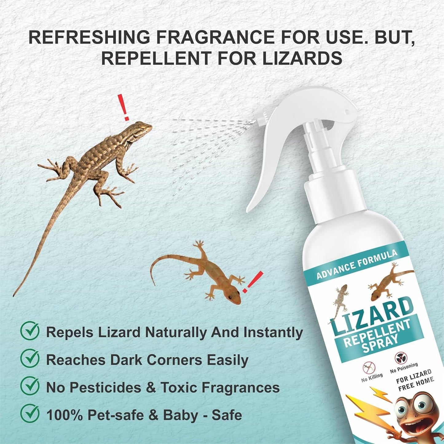 Lizard Repellent for Home Spray Pest Control : Buy 1 Get 1 Free