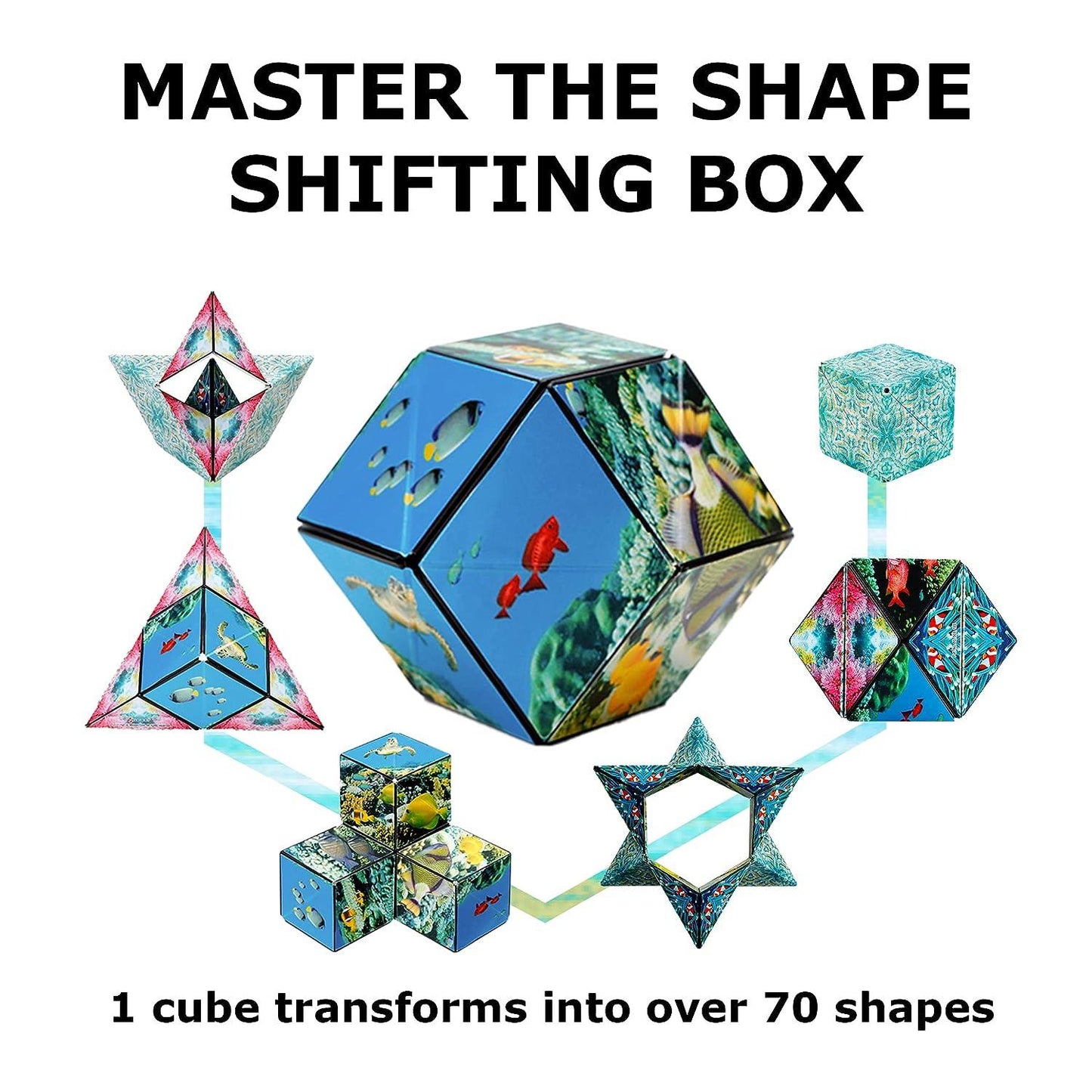 Shashibo Magnetic Shape Shifting Puzzle Cube