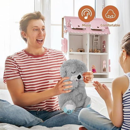 Breathing Musical Teddy Plush Toy