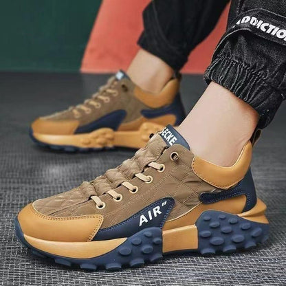 Elevate Your Style: Men's Casual Trendy Thick Base Sneakers