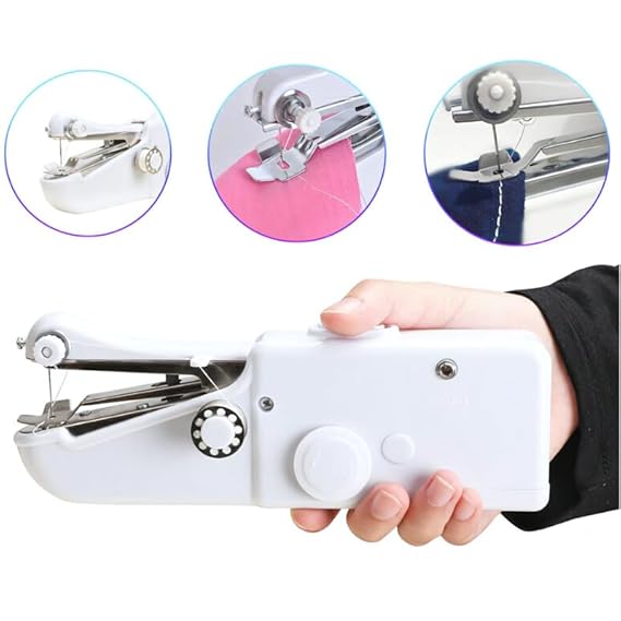 Electric Handy Stitch Mini Hand Sewing Machine Stapler Style Mini Machine: Silai Machine