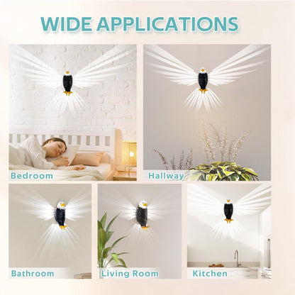Bald Eagle Wall Light - Decorative Eagle Lamp