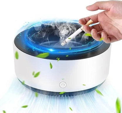 Air Purifier Smart Ashtray with Filter- Indoor/outdoors- Smokeless Fresher air vacuum