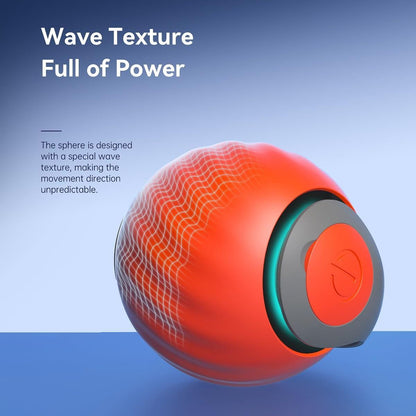 Interactive Rechargeable Rolling Ball Toy with Tail For Cats & Dogs