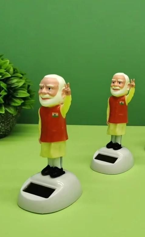 Solar Waving Modi Ji Statue: BUY 1 GET 1 FREE✨