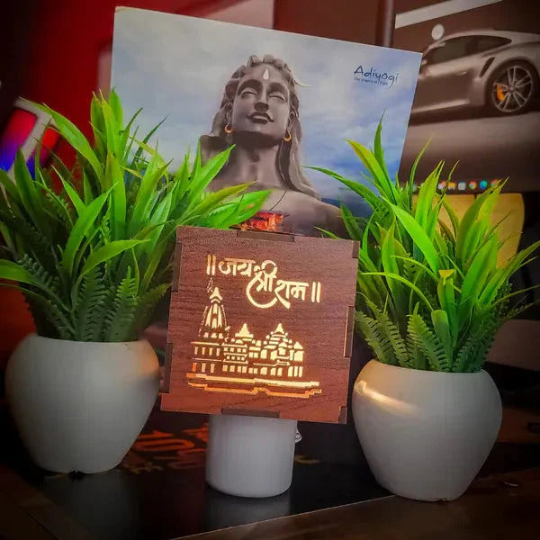 💥 Diwali Offer 💥 3-in-1 Ayodhya Ram Mandir Aroma Burner & Night lamp