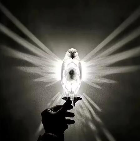 Bald Eagle Wall Light - Decorative Eagle Lamp