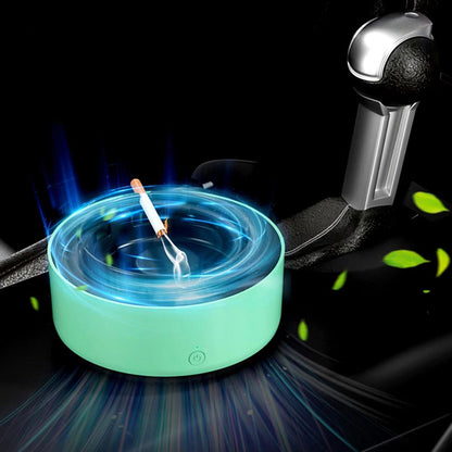 Air Purifier Smart Ashtray with Filter- Indoor/outdoors- Smokeless Fresher air vacuum