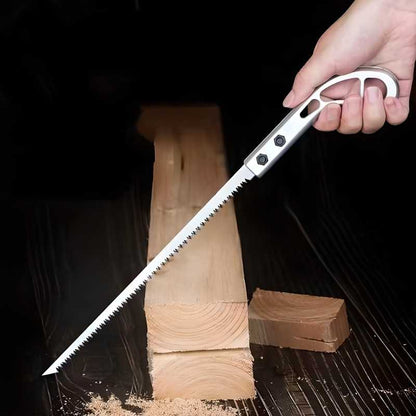 Wood Cutting Hand Saw - Anti-Skip Steel Sawing Tool (Pack of 2)