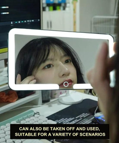 Rechargeable Car Sun Visor Makeup Mirror with LED Lights