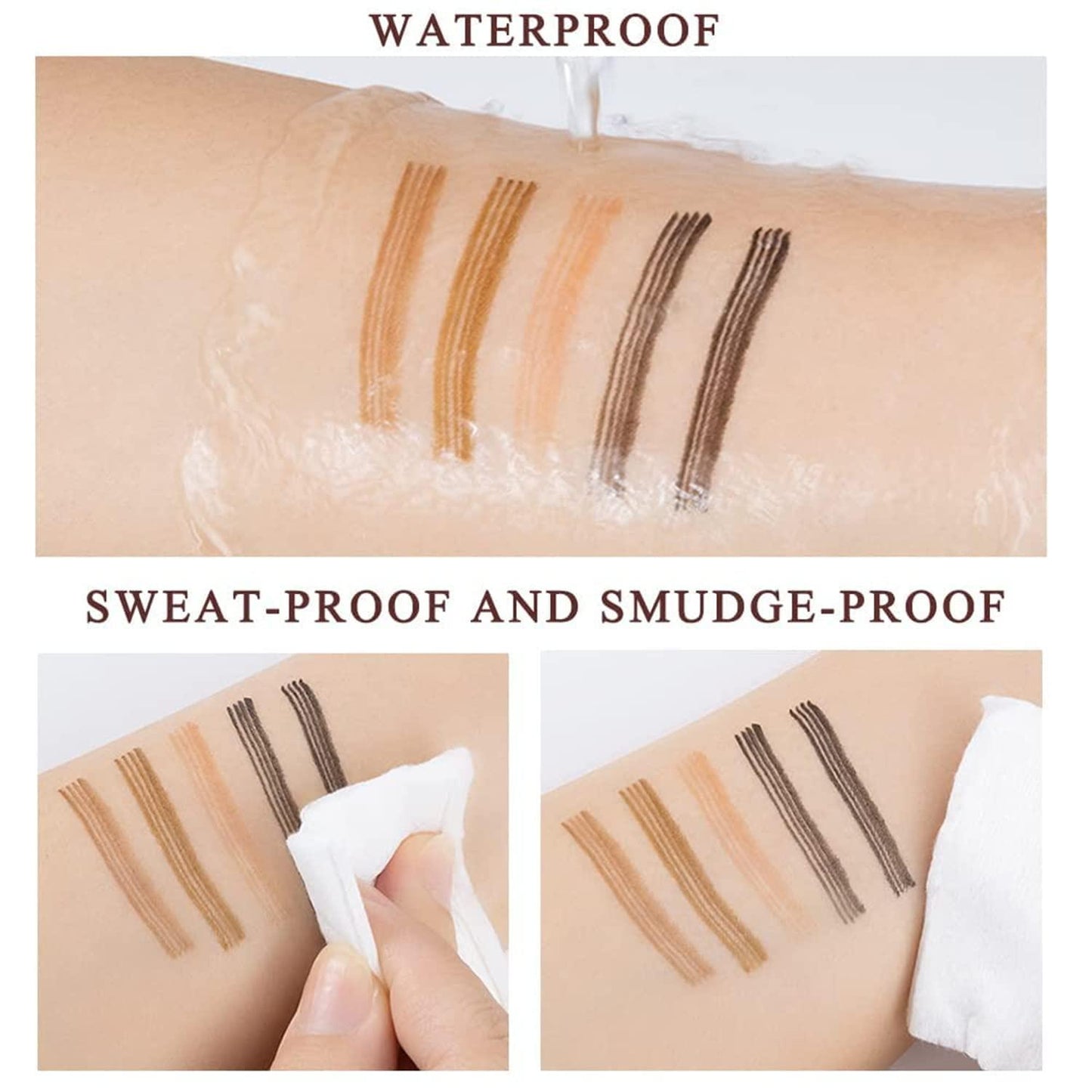 Waterproof 4 Points Micro blading Eyebrow Pen with a Micro-Fork Tip Applicator