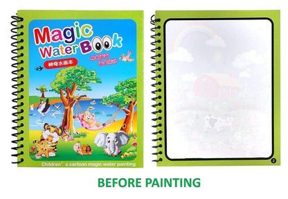 🎨 Reusable Magic Water Painting Book – Fun & Learning in Every Stroke! 🌟