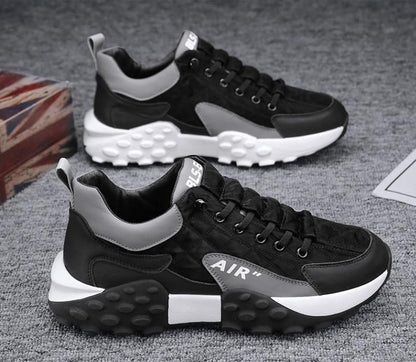 Elevate Your Style: Men's Casual Trendy Thick Base Sneakers