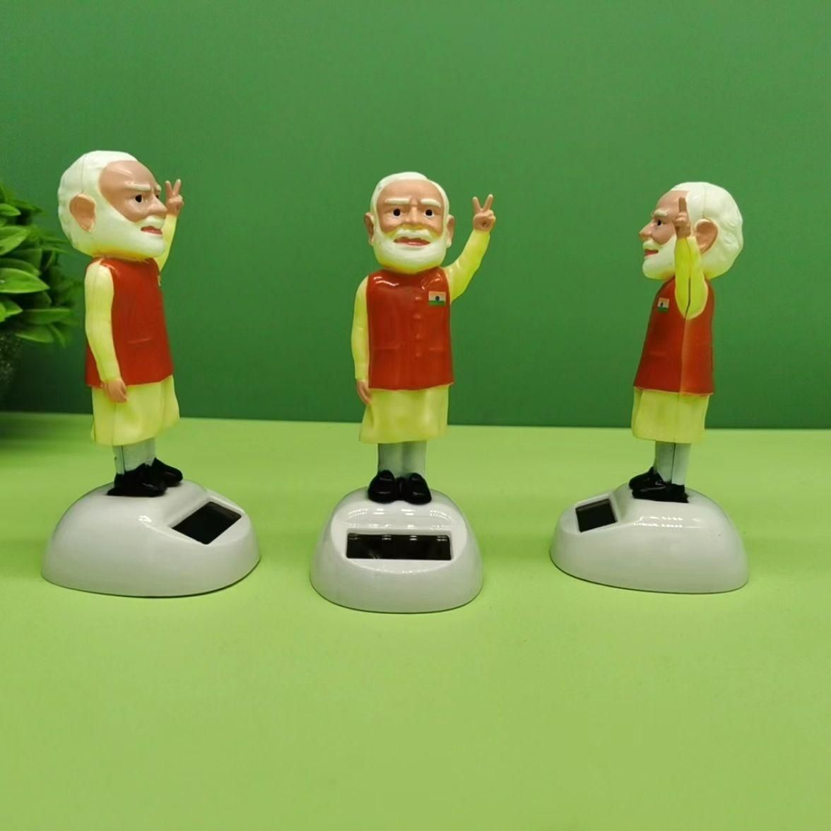 Solar Waving Modi Ji Statue: BUY 1 GET 1 FREE✨