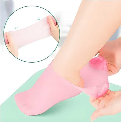 Silicone Moisturizing Socks for Dry Cracked Feet
