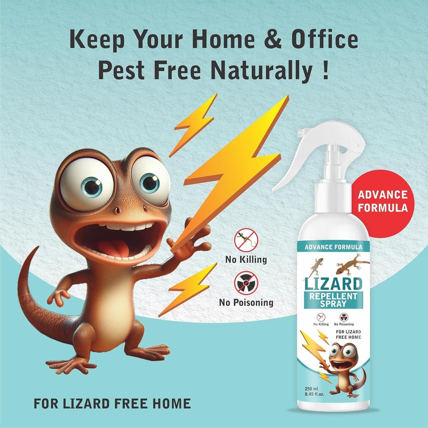 Lizard Repellent for Home Spray Pest Control : Buy 1 Get 1 Free