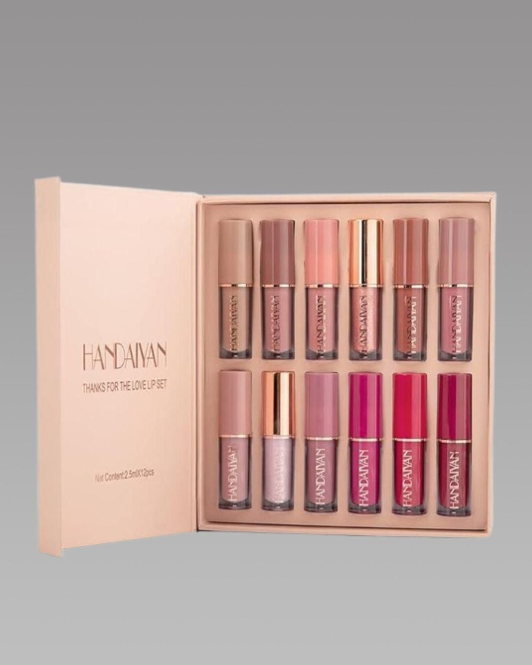 Velvet Matte Liquid Lipstick Set - 12 Stunning Shades! 💋