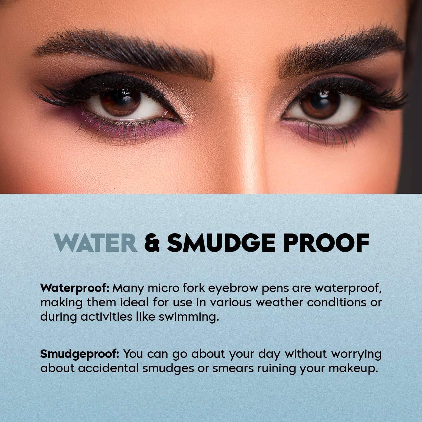 Waterproof 4 Points Micro blading Eyebrow Pen with a Micro-Fork Tip Applicator
