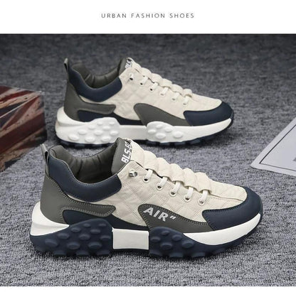 Elevate Your Style: Men's Casual Trendy Thick Base Sneakers