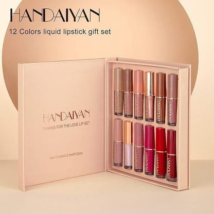 Velvet Matte Liquid Lipstick Set - 12 Stunning Shades! 💋