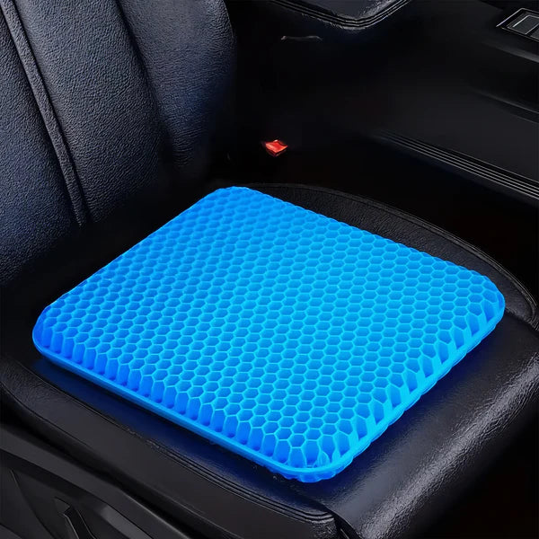 Double-Thick Honeycomb Gel Seat Cushion (Large Size): For Car, Home & Office