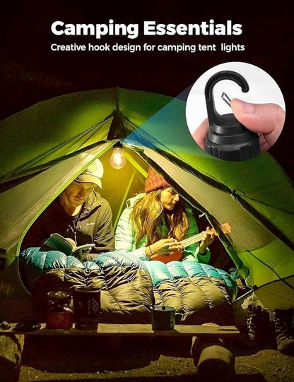 2-Pack Rechargeable Camping Lights: Illuminate Your Adventures (3 Modes)