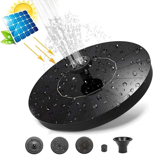 Fountain Solar Power Floating Water Pump – Round | Perfect for Pool, Pond, Garden & Patio Plants