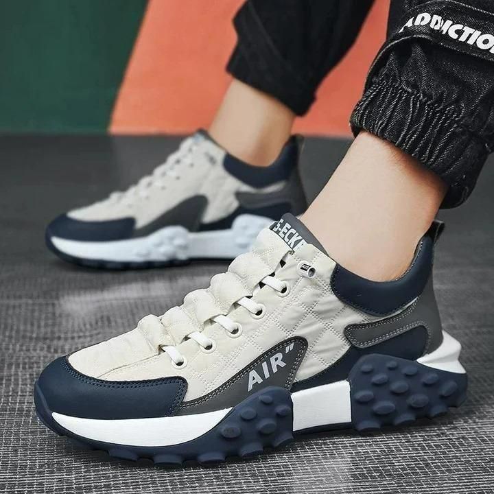 Elevate Your Style: Men's Casual Trendy Thick Base Sneakers