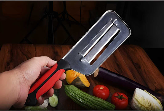 Stainless Steel Slicer Double 2 Slice Blade Slicing Knife : Cabbage Shredder