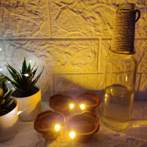 LED Light Water Sensor Magic Diyas 🎇
