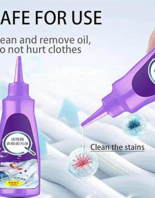 Clothing Stain Remover Active Enzyme Liquid Instant Spot Cleaning
