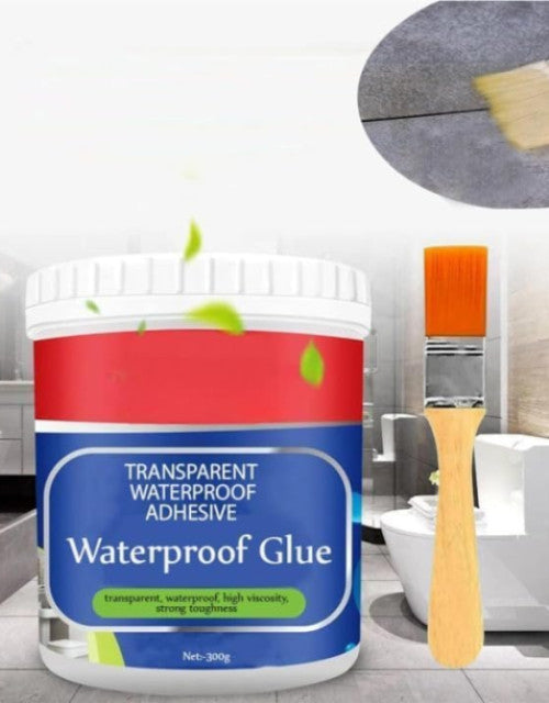 Crack Seal Glue with Brush (Transparent Waterproof Adhesive)