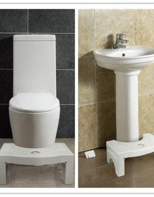 Folding Squatting Toilet Stool Plastic Non-Slip Foldable Bathroom Stools Toilet Step Stool Kids