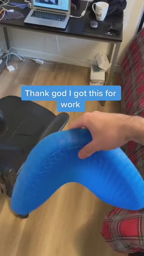 Double-Thick Honeycomb Gel Seat Cushion (Large Size): For Car, Home & Office