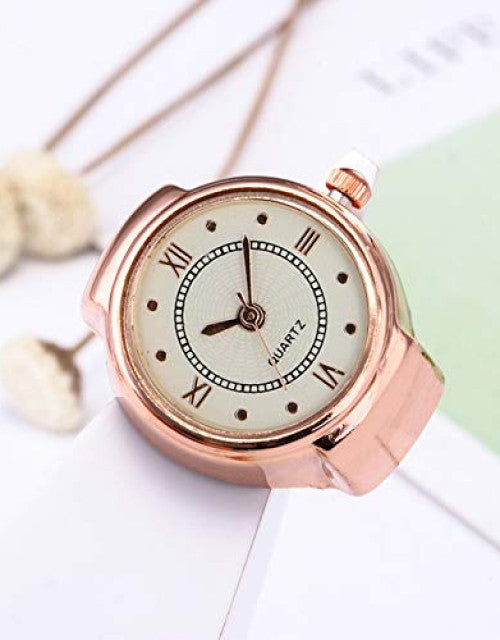 Ring Watch For Women - Gold Elegance Meets Functionality 💍⌚