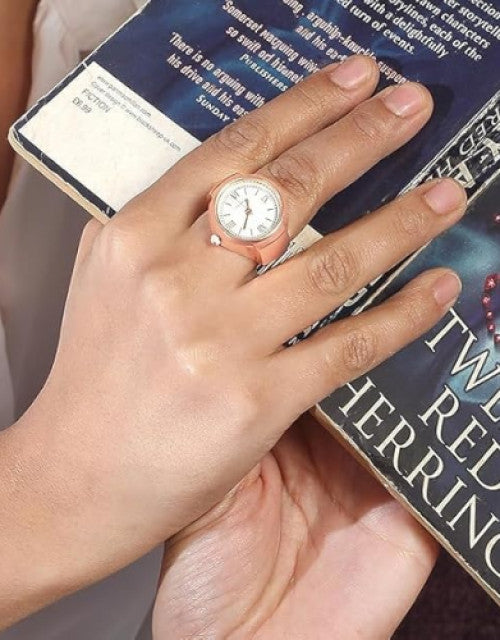 Ring Watch For Women - Gold Elegance Meets Functionality 💍⌚
