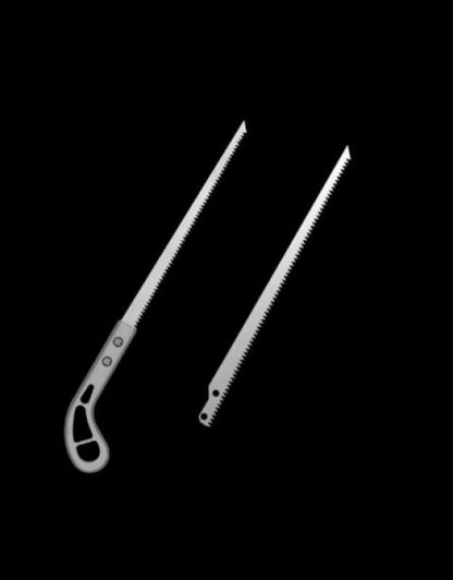 Wood Cutting Hand Saw - Anti-Skip Steel Sawing Tool (Pack of 2)