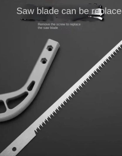 Wood Cutting Hand Saw - Anti-Skip Steel Sawing Tool (Pack of 2)